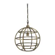 Bristol taklampa, råmässing 41cm