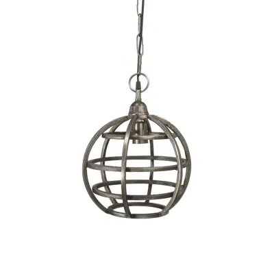 Bristol Taklampa, Råsilver 30cm