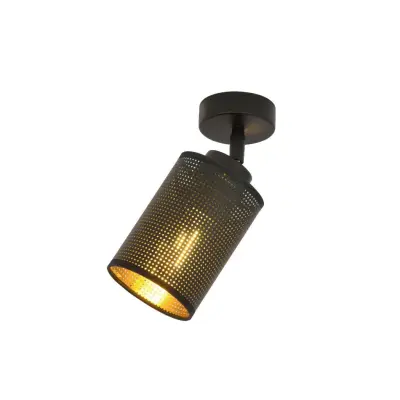 BRONX 1 Taklampa, Svart/Svart