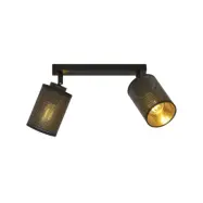 BRONX 2 Taklampa, Svart/Svart