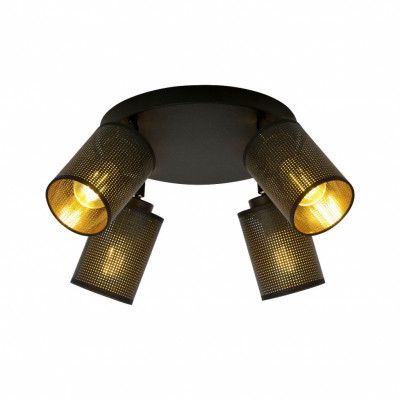 BRONX 4 premium Taklampa, Svart/Svart