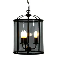 BUDGIE taklampa Ø28, svart/rök