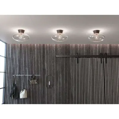 Bullo Plafond XL Ø38 Oxid/Clear Belid - Vardagsrum - Metall