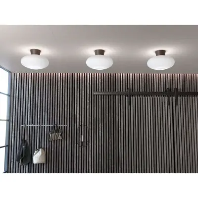 Bullo Plafond XL Ø38 Oxid/Opal Belid - Vardagsrum - Metall