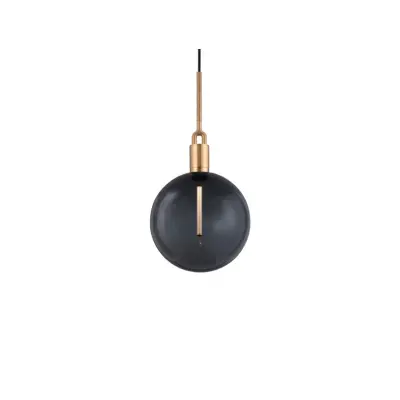 Buster+Punch - Forked Globe Taklampa Dim. Large Smoked/Brass