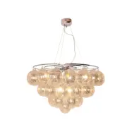 By Rydéns - Gross Giant hänglampa, bärnstensfärgad, Ø 100 cm, glas