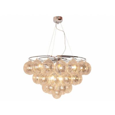 By Rydéns - Gross Giant hänglampa, bärnstensfärgad, Ø 100 cm, glas