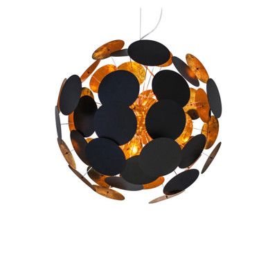 By Rydéns - Planet Taklampa Ø66 Svart/Guld