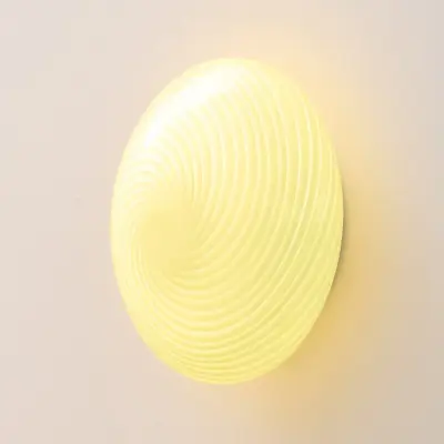 CANDY taklampa, beige, Ø 30 cm, glas, E27 – Halo Design - Vardagsrum - Med en ljuskälla