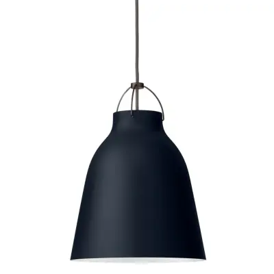 Caravaggio P2 taklampa, mörk ultramarin 25,8cm