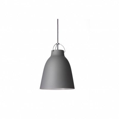 Caravaggio P2 taklampa, matt mörkgrå 25,8cm