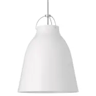 Caravaggio P3 taklampa, white high-gloss Ø40cm