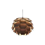 CARPATICA taklampa, brun 41cm