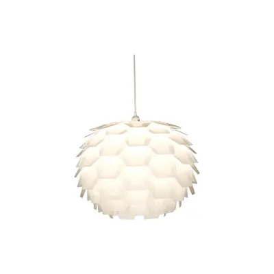 CARPATICA taklampa, vit 60cm