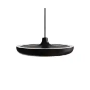 Cassini taklampa medium, svart Ø40