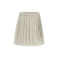 Cia toppringskärm, plissé natur 20cm