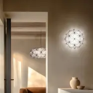 C'EST LA VIE taklampa, svart, Ø 34 cm, 2 lampor, E14 C'EST LA VIE Slamp - Vardagsrum - Design - Plast - Plafond