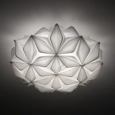 C'EST LA VIE taklampa, vit, Ø 47 cm, 2 lampor, E27 C'EST LA VIE Slamp - Vardagsrum - Design - Plast - Plafond