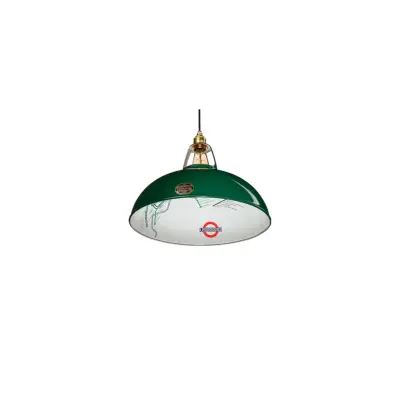 Coolicon - Stor pendellampa i design från 1933, Ø 40 cm, grön