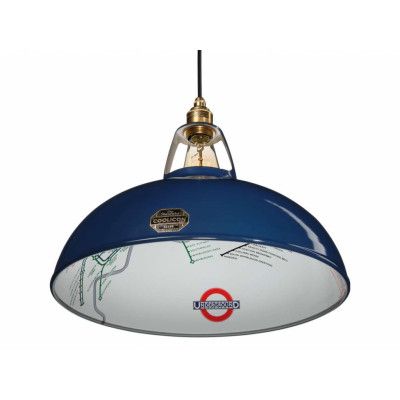 Coolicon - Stor pendellampa i design från 1933, Ø 40 cm, blå –