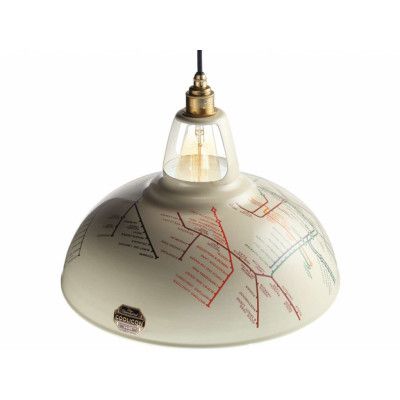 Coolicon - Stor pendellampa från 1933, Ø 40 cm, krämfärgad