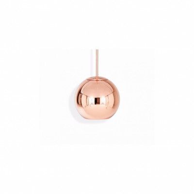 Copper Copper Round pendel, koppar 25cm