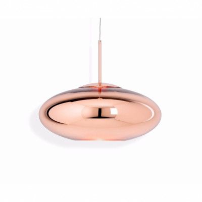 Copper Wide pendel, koppar 50cm