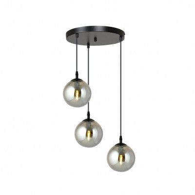 COSMO 3 premium Taklampa, Svart/Grafit