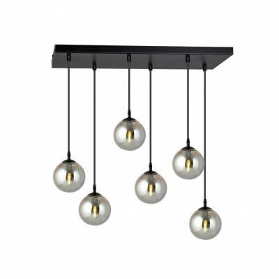 COSMO 6 Taklampa, Svart/Grafit