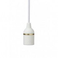 Cover Up Taklampa Sladd & Uttag E27 Vit Ø4cm