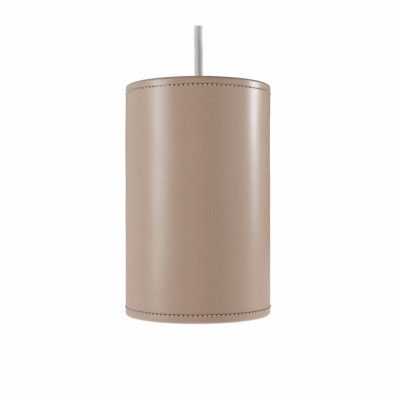 Cylinder Leather Pendel 14cm, Crude Nature