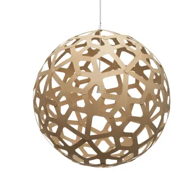 david trubridge - Coral Taklampa Ø120 Bamboo