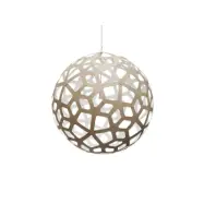 david trubridge - Coral Taklampa Ø120 Vit 1 Sida