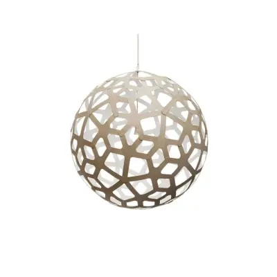 david trubridge - Coral Taklampa Ø120 Vit 1 Sida