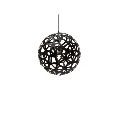 david trubridge - Coral Taklampa Ø60 Svart