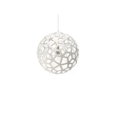 david trubridge - Coral Taklampa Ø60 Vit 2 Sidor