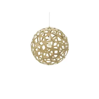 david trubridge - Coral Taklampa Ø80 Bamboo