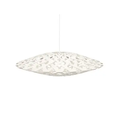 david trubridge - Flax Taklampa Ø110 2 Sidor Vit