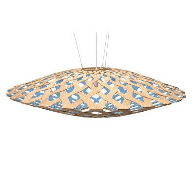 David Trubridge - Flax Taklampa Ø150 (Blå)