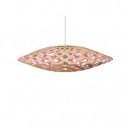 David Trubridge - Flax Taklampa Ø80 (Pink)