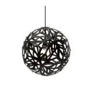 David Trubridge ltd - Floral Taklampa Ø60 SvartDavid Trubridge