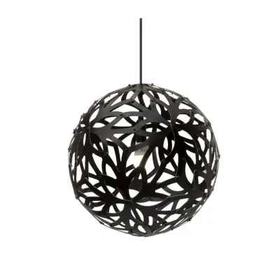 David Trubridge ltd - Floral Taklampa Ø60 SvartDavid Trubridge