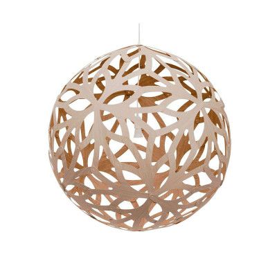 David Trubridge - Floral Taklampa Ø80 Bamboo