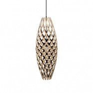 David Trubridge ltd - Hinaki Taklampa H90 Svart 1 SidaDavid Trubridge