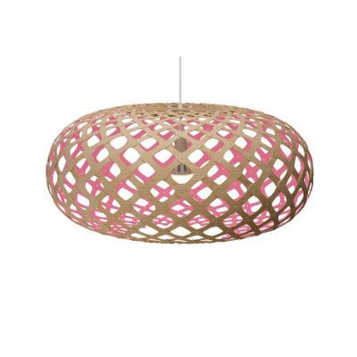 David Trubridge - Kina Taklampa Ø100 (Pink)