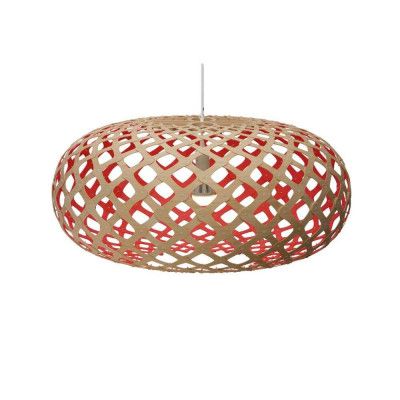 David Trubridge - Kina Taklampa Ø100 (Röd)