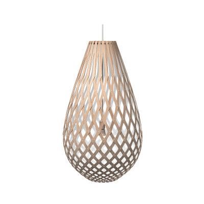 david trubridge - Koura Taklampa H120 1 Sida Vit