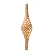 Nikau Taklampa Svart 2 Sidor david trubridge - Vardagsrum - Bambu