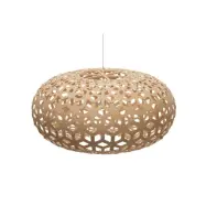 David Trubridge ltd - Snowflake Taklampa Ø80 CaramelDavid Trubridge