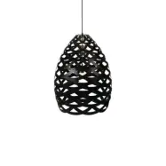 david trubridge - Tui Taklampa Ø68 Svart 2 Sidor